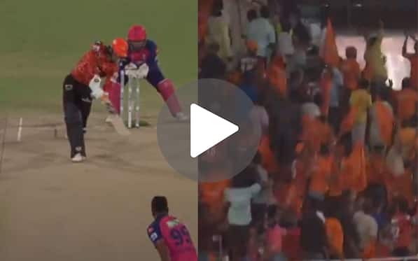 [Watch] Abhishek Sharma's Audacious Dancing Down The Track Six Against Ashwin